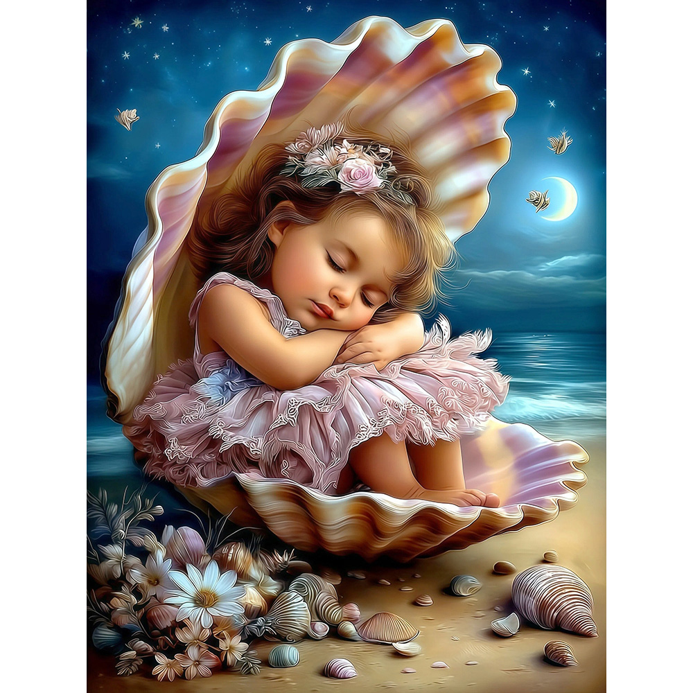 Resin Art Equipment - Pintura de Diamantes DIY EverShine, Niña,