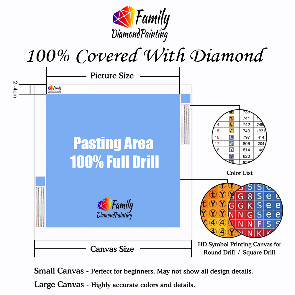 Pintura de diamante familiar c - Resin Art Baby reseña y precio