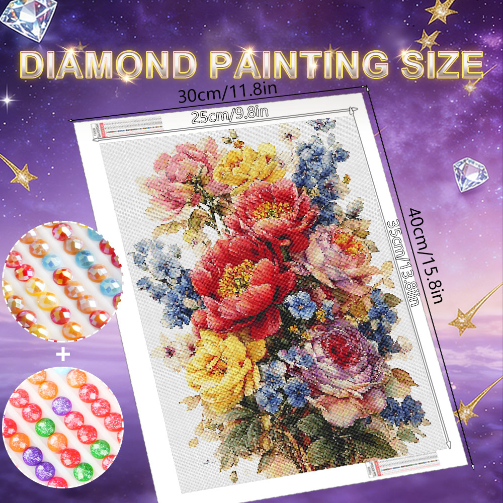 Kit de Pintura de Diamantes HU - Resin Art Rose reseña y precio