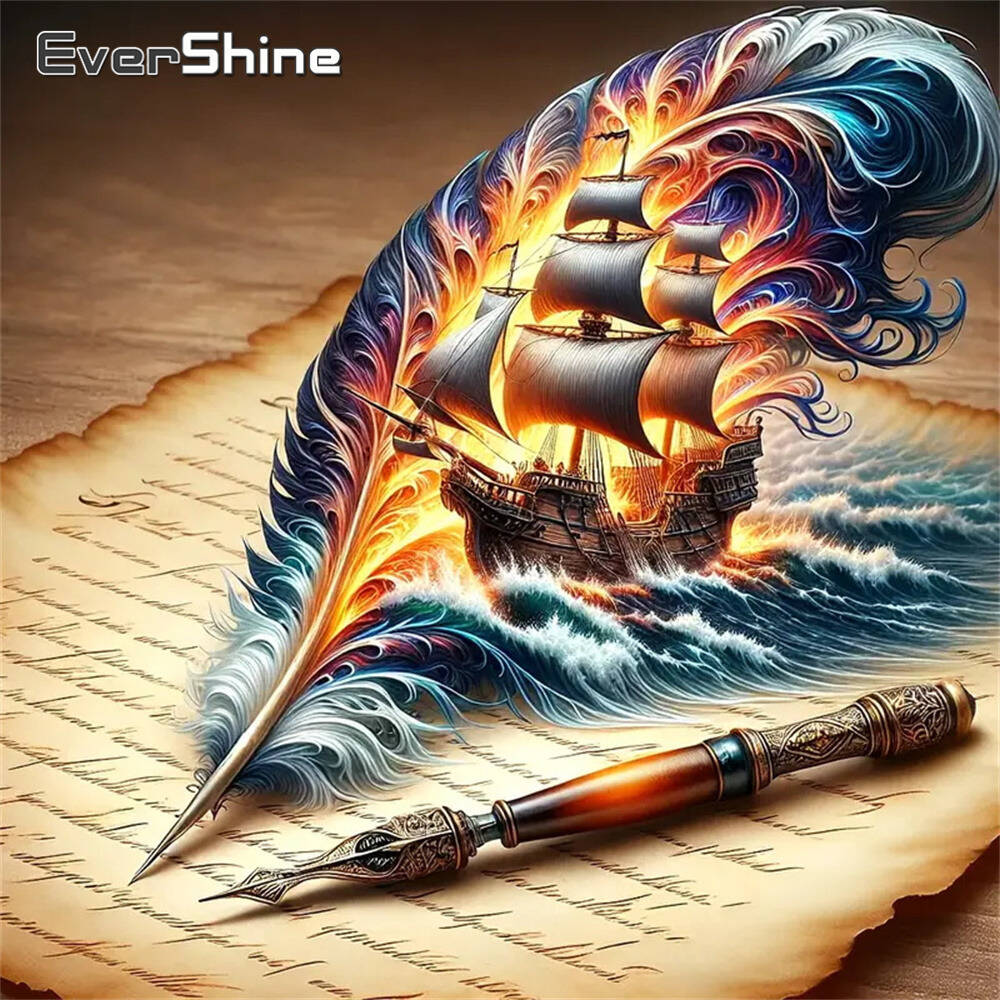 Evershine-pintura de diamante  - Resin Art Wallpaper reseña y precio