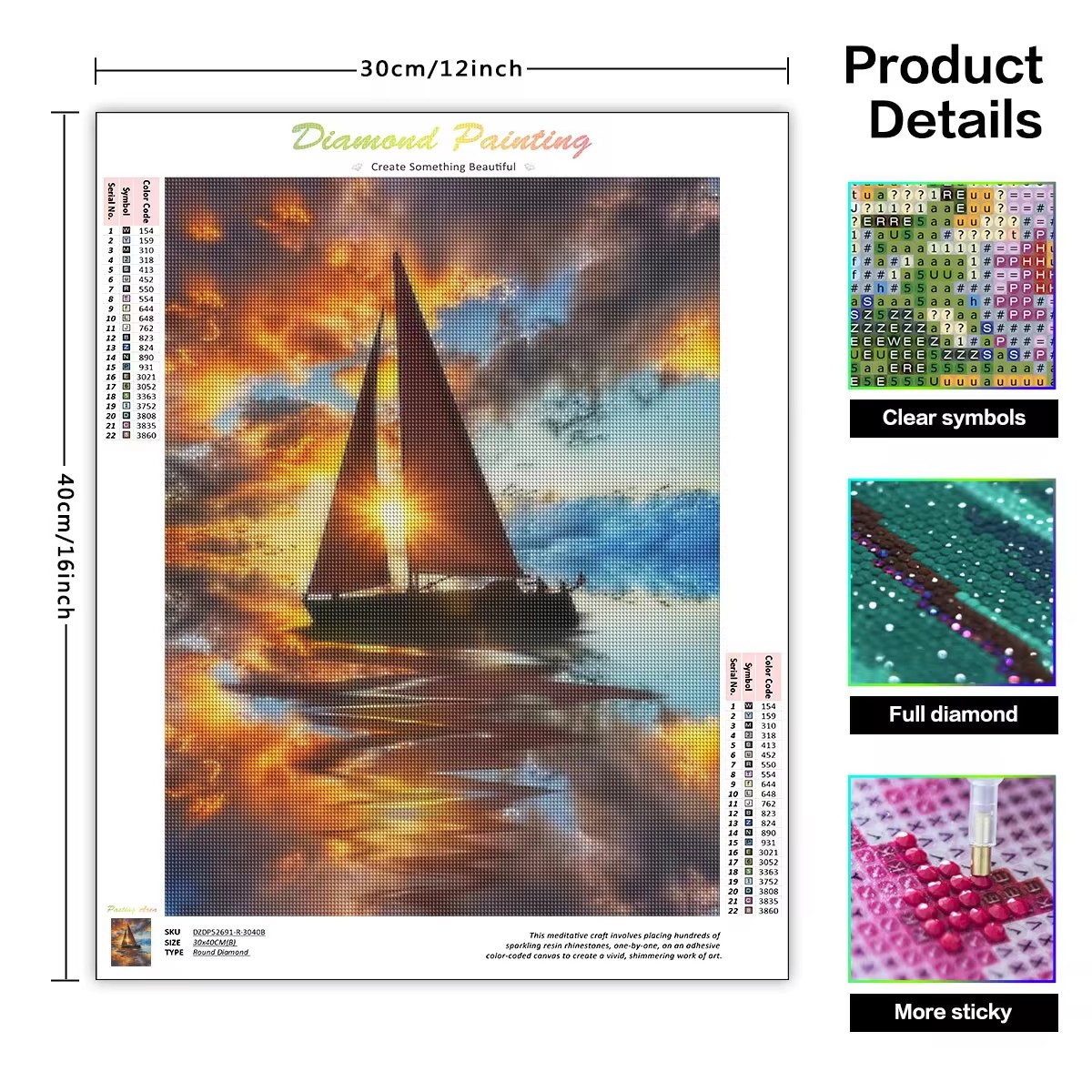 GATYZTORY Pintura de Diamantes - Resin Art Wallpaper reseña y precio